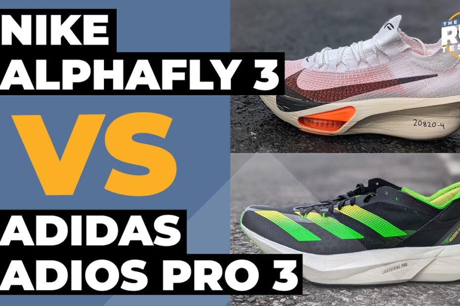 Nike Alphafly 3 vs Adidas Adios Pro 3